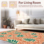 Intricate Floral Vine Pattern Design Rug