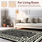 Bold Graphic Maze Design Rug