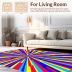 Vibrant Burst Pattern Rug