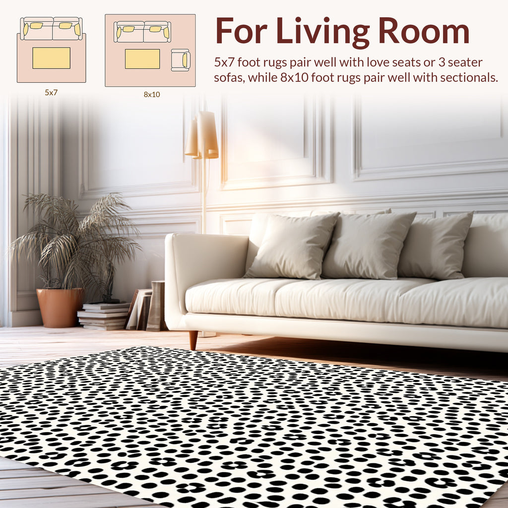 Wild Cat Spots Pattern Rug