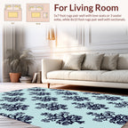 Ornate Scrollwork With Subtle Symmetry Rug
