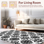 Ornate Floral Patterned Design Rug