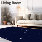 Night Sky Star Pattern Rug