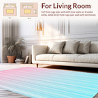 Soft Vertical Stripe Ombre Rug