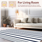Bold Vertical Stripe Pattern Rug