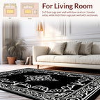 Classic White Acanthus Scroll Rug