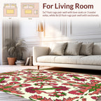 Floral Medallion Symmetry Design Rug
