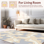 Soft Flowing Abstract Pattern Rug