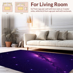 Cosmic Nebula Starry Night Rug