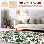Ornate Floral Vine Pattern Rug