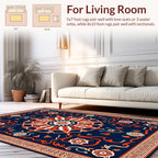 Navajo Inspired Floral Mandala Rug