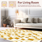 Abstract Geometric Block Pattern Rug