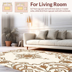 Ornate Floral Scrollwork Delight Rug