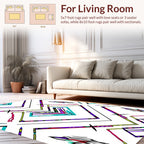 Bold Geometric Ethnic Abstract Design Rug