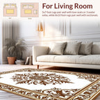 Ornate Floral Lattice Classic Design Rug