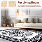 Classic Paisley Intricate Border Design Rug