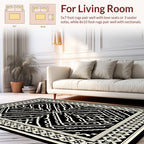 Bold Geometric Abstract Graphic Pattern Rug