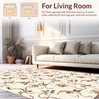 Vintage Floral Vines Inspired Pattern Rug
