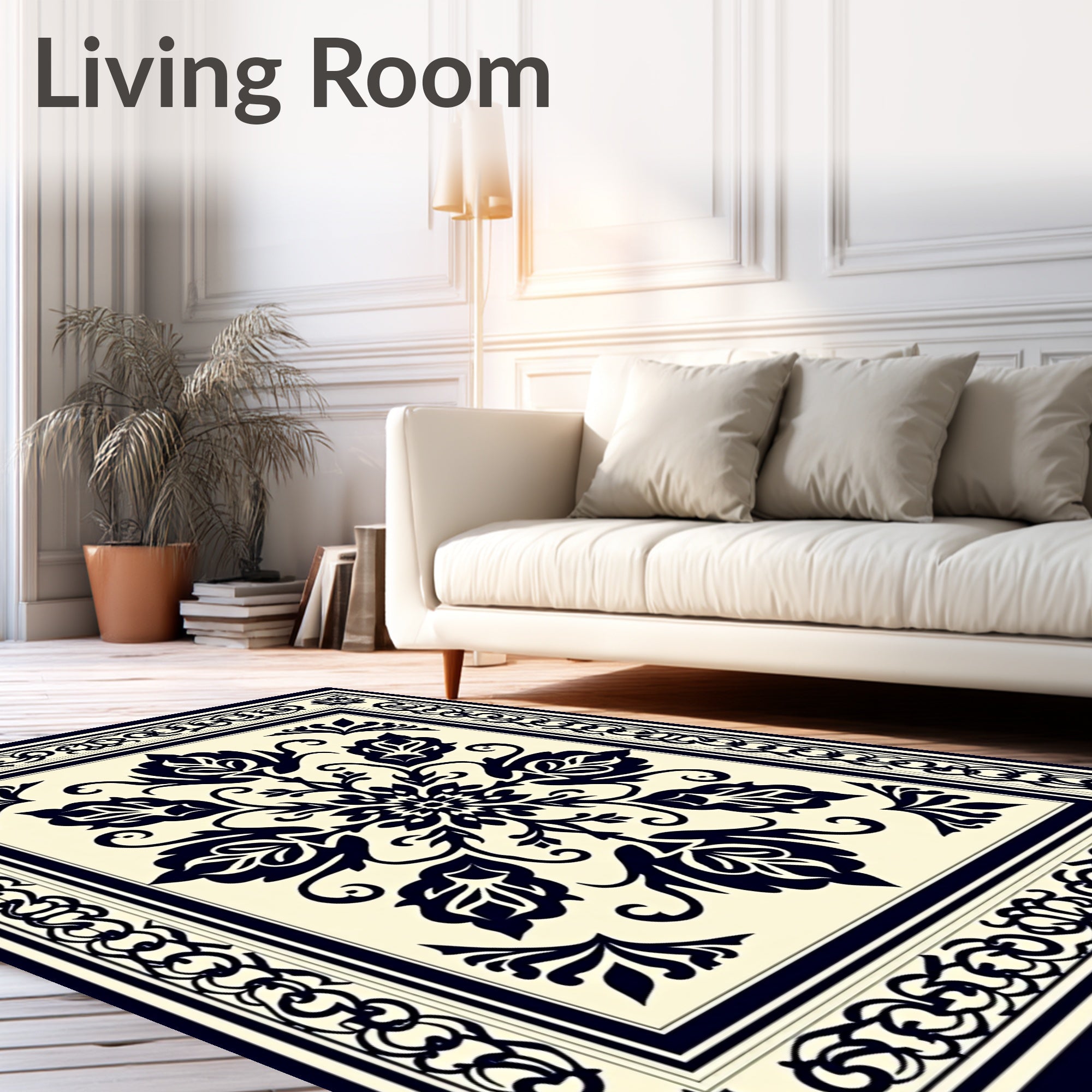 Classic Floral Intricate Design Rug