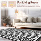 Bold Tribal Geometric Pattern Rug