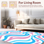 Fluid Waves Pattern Rug