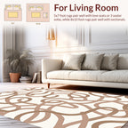 Abstract Swirl Pattern Design Rug