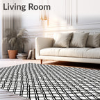 Interlocking Diamond Pattern Rug