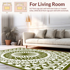Intricate Radial Pattern Design Rug