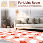 Abstract Organic Soft Shapes Rug