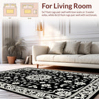 Classic Floral Border and Medallion Rug