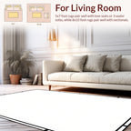 Abstract Black White Geometric Rug