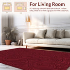 Swirling Lines Abstract Pattern Rug