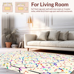 Abstract Colorful Confetti Pattern Rug