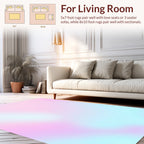 Soft Pastel Gradient Swirls Rug