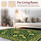Elaborate Floral Medallion Pattern Rug