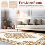 Traditional Floral Sunburst Medallion Rug