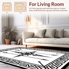 Abstract Geometric Arrow Compass Design Rug