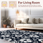 Classic Floral Arrangement Design Rug