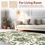 Detailed Damask Floral Pattern Rug