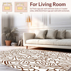 Abstract Organic Line Art Pattern Rug