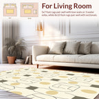Abstract Egg Stripes Pattern Rug