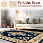 Classic Floral Medallion Decorative Rug