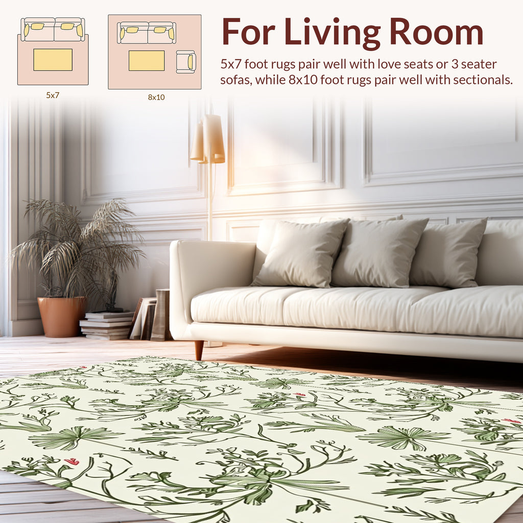Botanical Garden Pattern Rug