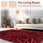 Art Nouveau Floral Symmetry Rug