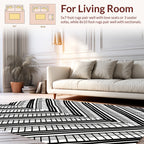 Modern Black Grid Chevron Pattern Rug