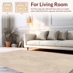 Modern Contour Line Abstract Surface Rug