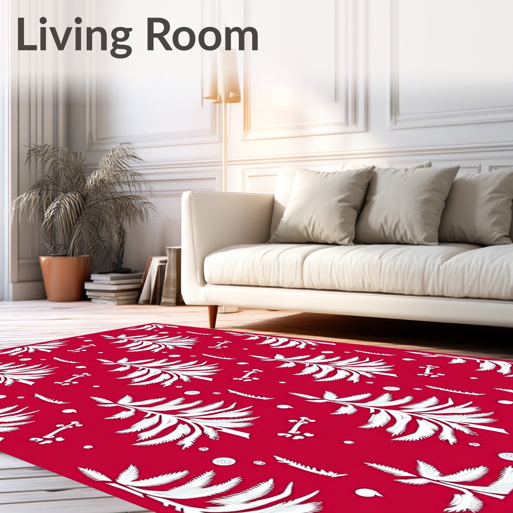White Pine Contrast Christmas Rug