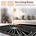 Sunburst Geometric Abstract Design Rug