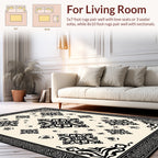Intricate Filigree Scrollwork Ornamental Rug