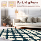 Classic Quatrefoil Lattice Design Rug